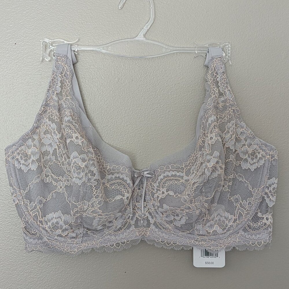 Skarlett Blue Minx Lace Balconette Bra 34G